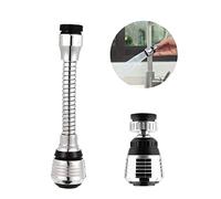 ROOBZE Traje Corto Largo Extensor Para Grifo De Fregadero De Cocina 2 piezas Alargador Aireador Grifo Cocina Adaptador Extensor Grifo Flexible 360º para Todos los Grifos de Cocina y Baño