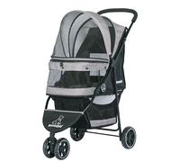 ROODO Escort - Cochecito de 3 ruedas para perros pequeños/medianos, gatos, el mejor cochecito ligero, plegable, portátil, compacto, todo terreno, sistema de equipo para mascotas, cachorro, perro,