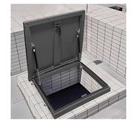 Roof Access Hatch Metal Security Door For Roofing Maintenance Alta Capacidad Carga Emergency Access Windows Cover Tapas Alcantarillas Garaje(45x45cm/1.48x1.48ft)