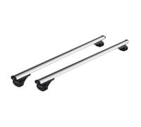 Roof Bars Barras portaequipajes Portaequipajes para Techo De Coche, Barra Transversal De 120cm, Soporte con Cerradura Antirrobo, 1 Par