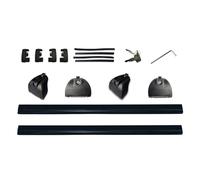 Roof Bars Compatible con VW T-ROC 2017-2024 2 uds Barra Transversal Ajustable portaequipajes Carga bloqueable Barras portaequipajes(Black)