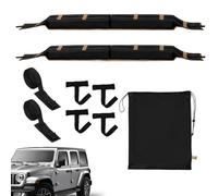 Roof Rack, Surfboard, 46.46x4.72in Foam Pads Easy Installation Strap, Weather Resistant Cushion, Car Accessories Fit for Trucks, Canoes, Vehicles, and Outdoor Transport, and More