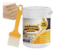 Roof Sealant Waterproof - 100g Anti-Leakage Invisible Coating, Waterproof Coating, Leak Repair Sealant With Brush For Roof Bathroom Basement Wall Window Concrete Metal Tile Indoor Outdoor