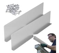 Roofing Gutter Guards - 40 x 9 cm Rainwater Diverter Plate | Roof Gutters Guard Water Diverters, Effortless Gutter Overflow Guard, Downspout Extension, Rain Diverter For Roof, Downspout Splash Block