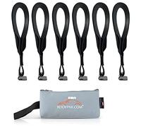 RoofPax, 6 Correas de Gancho de Amarre para Carga en el Techo para Atar Cualquier Equipaje Superior de Coche. Impermeable, se Fija al Marco de la Puerta del Coche, Patente registrada.