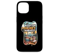 Rooftop Honey Harvest Urban Beekeeping Design Carcasa para iPhone 13