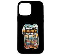 Rooftop Honey Harvest Urban Beekeeping Design Carcasa para iPhone 13 Pro MAX
