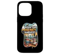 Rooftop Honey Harvest Urban Beekeeping Design Carcasa para iPhone 14 Pro MAX