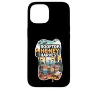 Rooftop Honey Harvest Urban Beekeeping Design Carcasa para iPhone 15