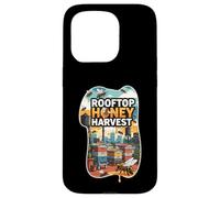 Rooftop Honey Harvest Urban Beekeeping Design Carcasa para iPhone 15 Pro