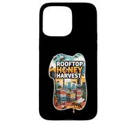 Rooftop Honey Harvest Urban Beekeeping Design Carcasa para iPhone 15 Pro MAX