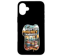 Rooftop Honey Harvest Urban Beekeeping Design Carcasa para iPhone 16 Plus
