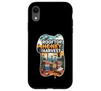 Rooftop Honey Harvest Urban Beekeeping Design Carcasa para iPhone XR