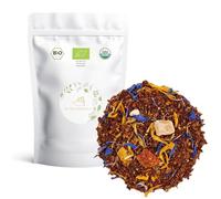 Rooibos de Fresa y Ciruela a Granel - My Tea Moments - Cultivo Sostenible - Ingredientes Naturales: Aciano, Caléndula, Ciruela, Fresa, Naranja, Piña. (100, Gramos)