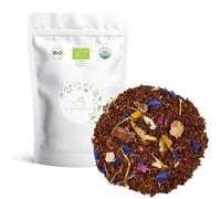 Rooibos de Naranja, Rosas y Mango a Granel - Cultivo Sostenible - Ingredientes Naturales: Aciano, Aronia, Caléndula, Mango, Naranja, Ortiga, Rosa. (Grande, 200, gramo)