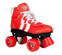 Rookie Retro V2.1 Patines con 4 Ruedas, Unisex Adulto, Rojo/Blanco, 38