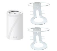 Roolaudk Soporte de pared para TP-Link Deco BE63/BE65/BE10000 Mesh Wi-Fi 7, soporte de metal resistente, soporte para colgar en la pared que ahorra espacio, viene con soporte organizador de cables