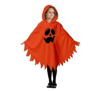 Roolev Disfraz de Halloween para niños, capa fantasma, capa con capucha | Poncho con capucha espeluznante fantasma, disfraz de fantasmas, Traje fantasmal para niños y niñas