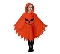 Roolev Disfraz de Halloween para niños, capa fantasma, capa con capucha | Poncho con capucha espeluznante fantasma, disfraz de fantasmas, Traje fantasmal para niños y niñas