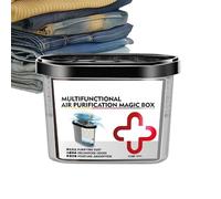 Room Air Purifier - Automatic Dehumidifier Box 500ML - Non Electric Plant-Based Portable Air Purifier | Dorm Apartment Bedroom Kitchen Bathroom Living Room Wardrobe Pet Area