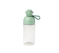 Room Copenhagen Botella de LEGO, botella de agua transparente, 500 ml, apta para hielo, verde arena