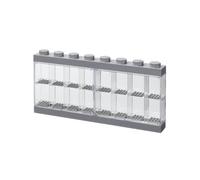Room Copenhagen Caja expositora para 16 Minifiguras de Lego, Contenedor apilable para Pared o Escritorio, Gris, Grande