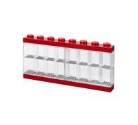 Room Copenhagen-40660001 Other Caja expositora para 16 Minifiguras de Lego, Contenedor apilable para Pared o Escritorio, roja, Color Rojo, Grande 5711938023607