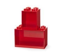 Room Copenhagen Conjunto de estantes Tipo Bloques Lego, 2 Unidades, Rojo, Kunststoff, One Size