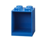 Room Copenhagen Estantería de Bloques Lego 4 Elementos, Azul, 4 ladrillo