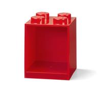 Room Copenhagen Estantería de Bloques Lego 4 Elementos, Rojo, roja, 4 ladrillo (41141730)