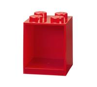 Room Copenhagen Estantería de Bloques Lego 4 Elementos, Rojo, roja, 4 ladrillo (41141730)