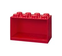 Room Copenhagen Estantería de Bloques Lego 8 Elementos, Rojo, roja, 8 ladrillo