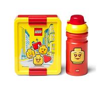 Room Copenhagen Juego de Almuerzo Lego niña, Roja/Amarilla, talla única