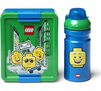 Room Copenhagen Juego de Almuerzo Lego niño, Azul/Verde, talla única