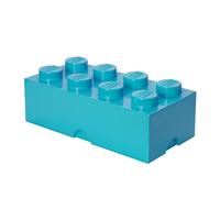 Room Copenhagen Ladrillo de almacenamiento de 8 espigas de LEGO, caja de almacenaje apilable, 12 l, Turquesa, sólido, color, one size 40041743