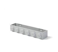 Room Copenhagen Lego Book Rack - Almacenamiento de estante flotante decorativo - Gris