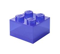 Room Copenhagen LEGO - Caja de almacenamiento apilable de plástico con tapa para niños y adultos, organizador de escritorio y caja de juguetes