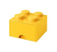Room Copenhagen Lego - Cajón de ladrillo (4 unidades), color amarillo