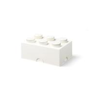 Room Copenhagen LEGO - Ladrillo de almacenamiento 6, rojo (blanco)