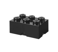 Room Copenhagen LEGO - Ladrillo de almacenamiento 6, rojo (negro)