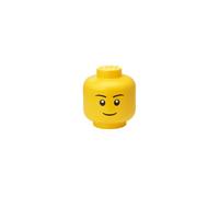 LEGO Cabeza para almacenamiento mini amarillo brillante (chico)