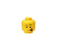 Room Copenhagen-Mini-Cabeza de Almacenamiento Lego, Silly, Color Gracioso, (40331726)