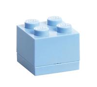 Room Copenhagen- Minicaja de 4 espigas de Lego, Caja para tentempiés, Azul Claro, Color Royal Clair, 4 knobs (40111736)