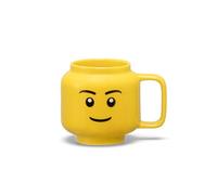 Room Copenhagen Taza de Cerámica LEGO Pequeña Boy - 255 ml Diseño Divertido con Chica Guiñando - Regalos Únicos para Hombres, Mujeres y Niños, Apta para Lavavajillas