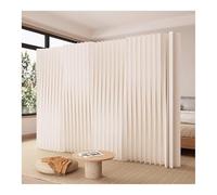 Room Divider Retractable Room Divider Paper Panels Folding Privacy Screens Home Office Classroom Studio Freestanding Partition Wall For Separation,White-4X2.4 M/13.12X7.8,White-4X2.4 M/13.12X7.87 Ft