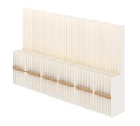 Room Divider Retractable Room Divider Paper Wall Partition With Shelves, Temporary Room Separator For Bedroom Dressing Room Library Office,White-3X2.2 M/9.84X7.22 Ft,White-3X2.2 M/9.84X7.22 Ft