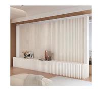 Room Dividers Flexible Privacy Room Divider Panel With Storage Rack, Paper Room Separator Dnd Room Partition No Assembly Required, For Living Room Office Studio,White-6.5,White-6.56~9.84X4.92X1.41Ft