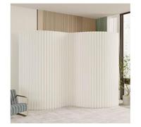 Room Dividers Folding Privacy Screen Partition Paper Wall Room Divider For Decoration And Separation, Office And Studio Freestanding Flexible Screen Divider, Portable And,White-200X180Cm/6.56X5.9Ft