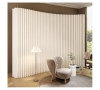 Room Dividers Modern Creative Paper Room Divider, Folding Retractable Privacy Screen Partition, Freestanding Wall Partition Divider For Home Office,White-600X240Cm/19.68X,White-600X240Cm/19.68X7.87Ft