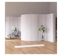 Room Dividers Modern Folding Privacy Screen Partition Indoor Room Divider, Paper Panel Screens For Home/Hotel/Offices Space Separation, Flexible Portable Wall Partitions,White-200X220Cm/6.56X7.21Ft